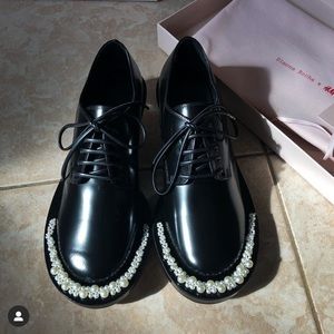SOLD ❣️SIMONE ROCHA X HM PEARL BROGUE SHOES, sz 39